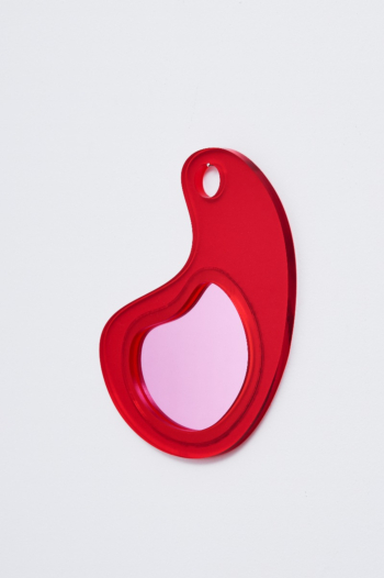 Hand mirror red (Edition of 25)