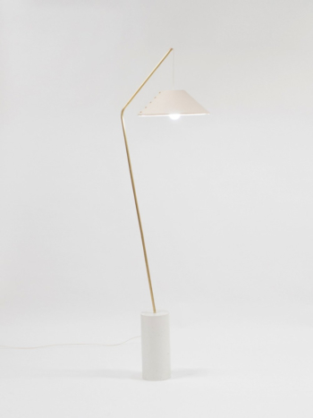 CONSTELLATION FLOOR LAMP (with leather shade)