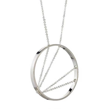 Arc Necklace in Sterling Silver