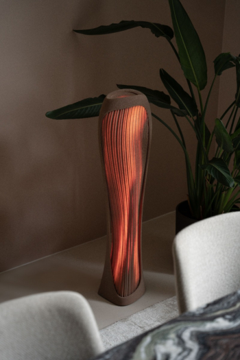 3D Printed Sand | Ambient Floor Lamp | Barchan DUNE
