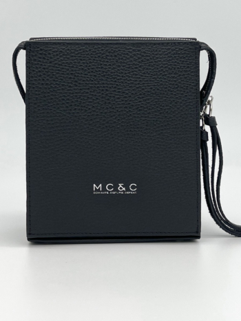 MrCarterCo Cube Classic in Black Pebbled Leather