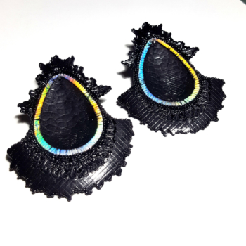 PRINTED HOLOGRAPHIC EARRING 3
