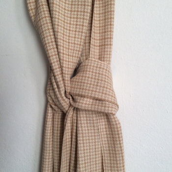 Earthy Shades - handwoven scarve in colorgrown cotton, 100% organic