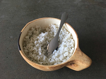 Salt spoon Tube cutlery glossy