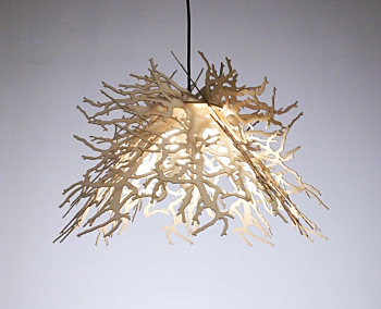 Abstraction pendant light (winter branches/white)