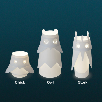 Bird Set - the LED powered lantern set