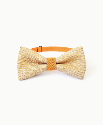 Rush grass bow tie - Orange