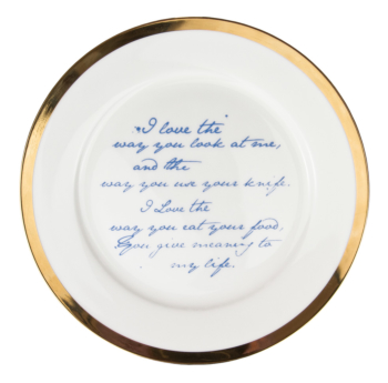 Poetry Plates - Large 10"