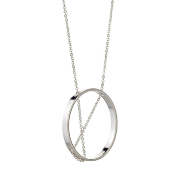 Inner Circle Necklace in Sterling Silver