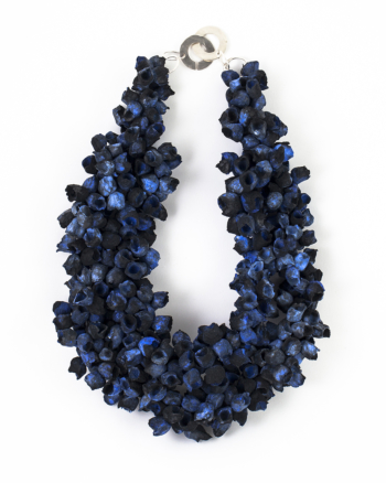 Posidonia Thick Necklace Big blue/black 