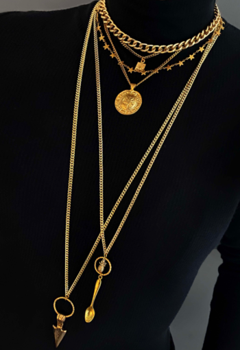 THE HERMETIC ORDER OF THE GOLDEN DAWN DOUBLE LAYERED NECKLACE