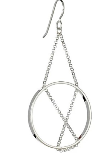 Inner Circle Earrings in Silver 